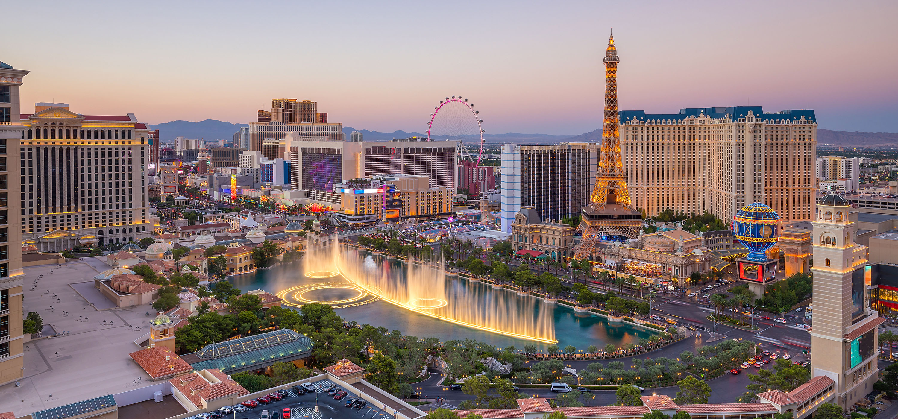 The Las Vegas Strip.