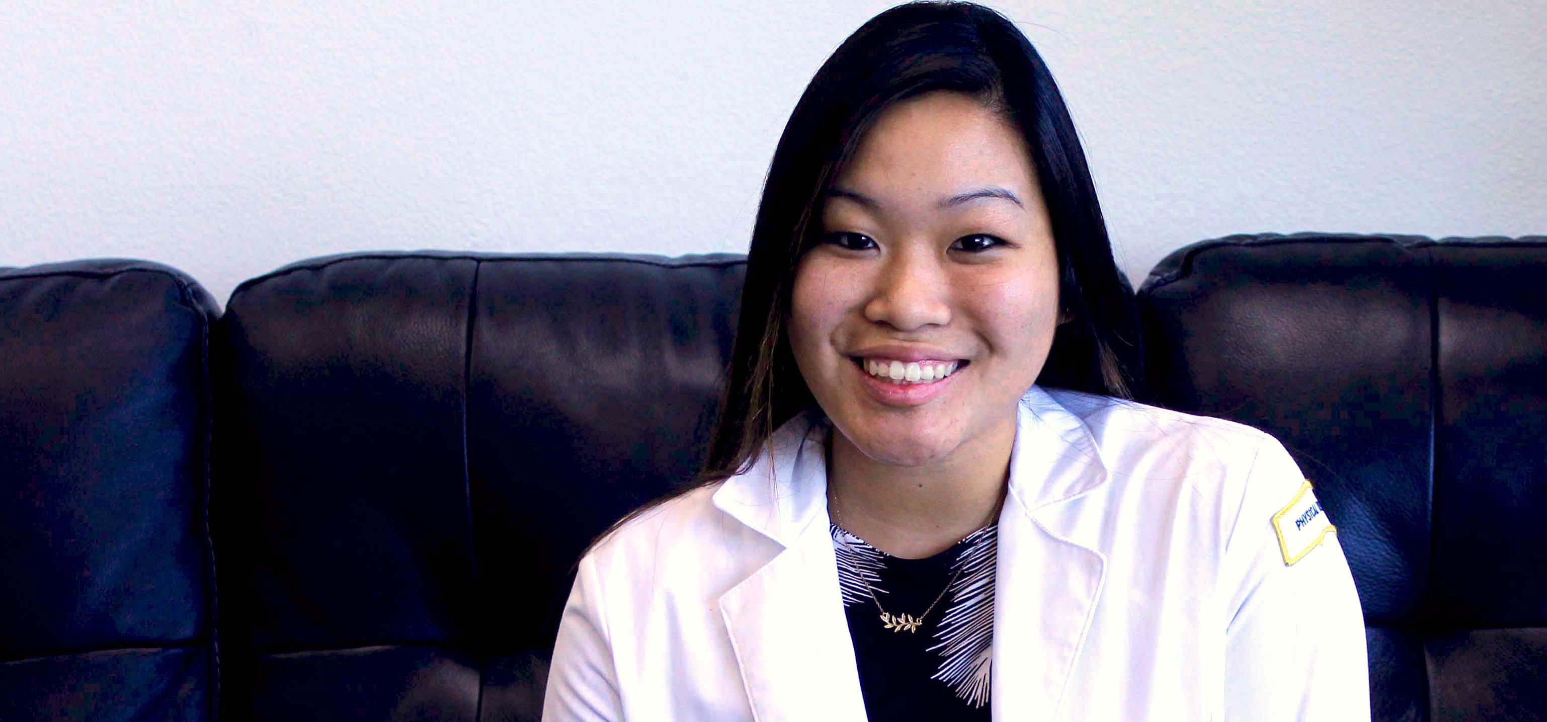 Student Kelsie Kaneshiro.