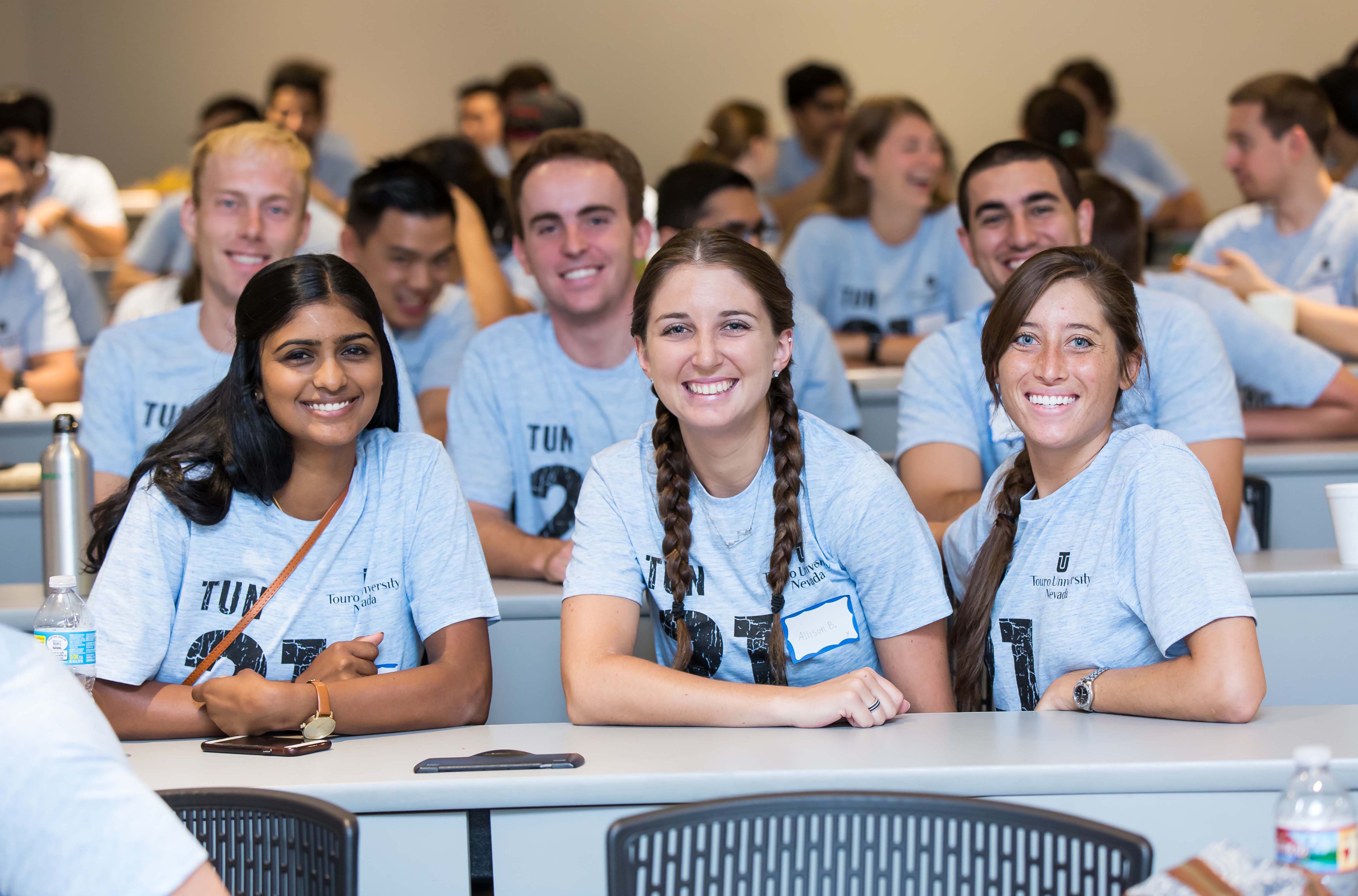 Students participate in the Day of Service.
