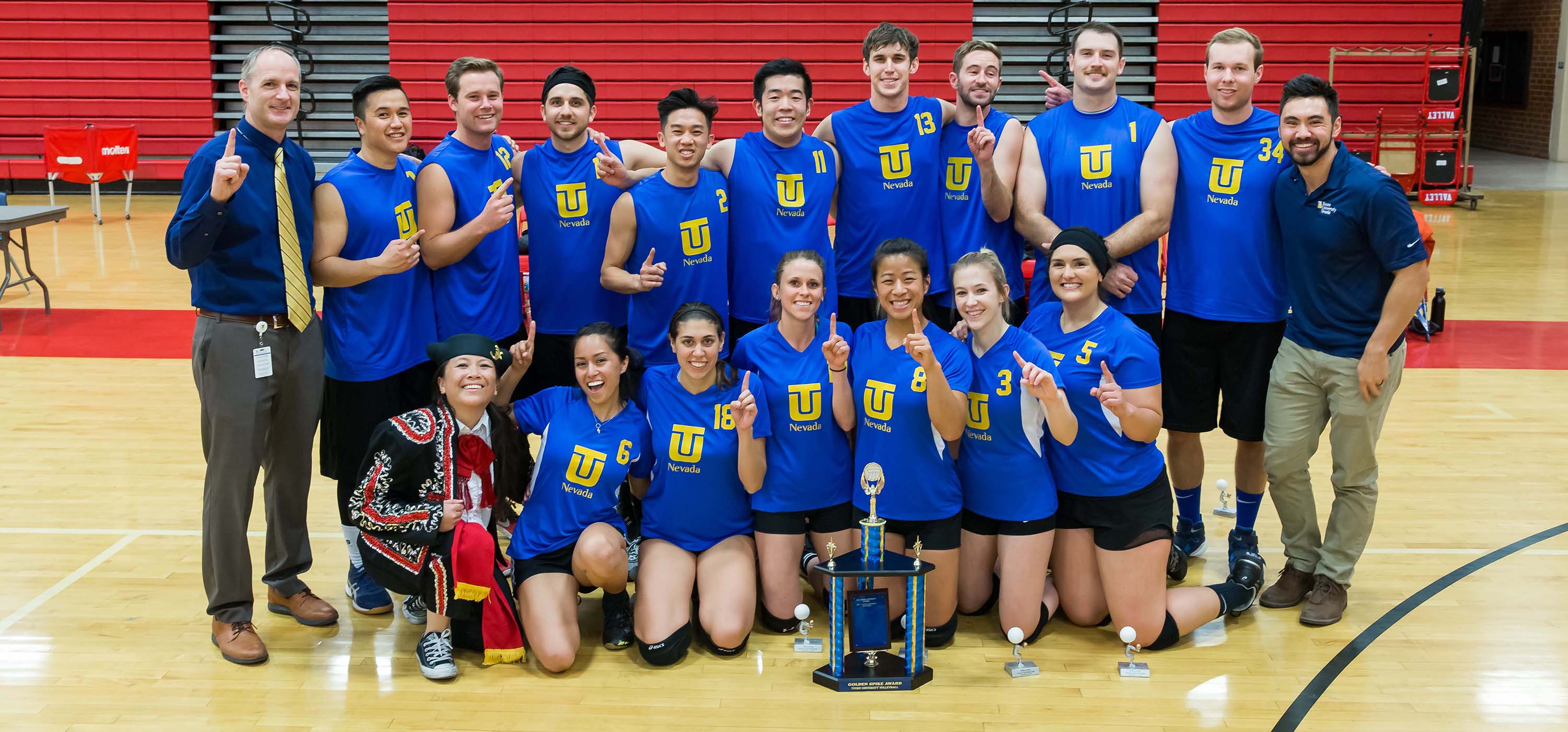 The Touro Nevada Matadors after winning the Golden Spike.