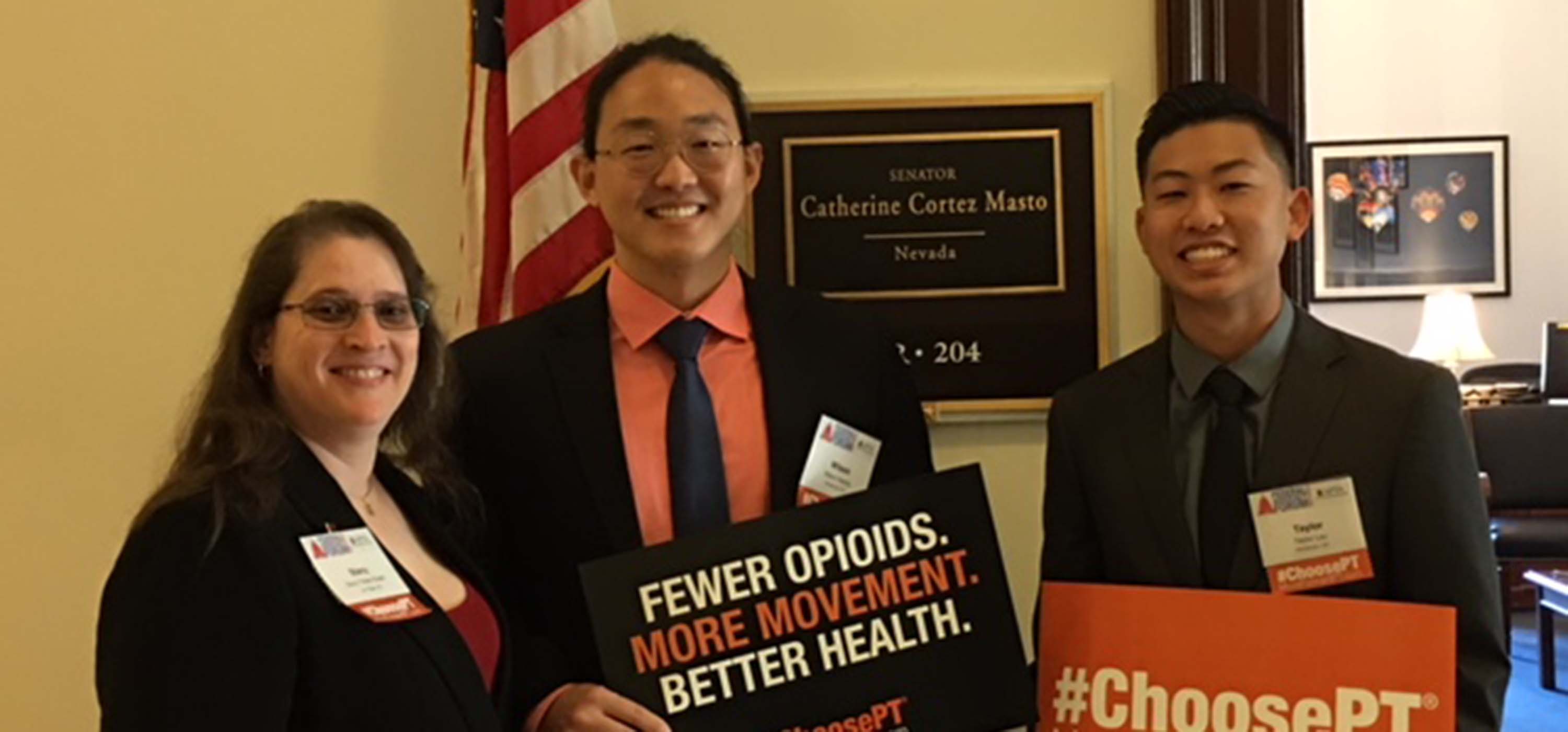 Dr. Stacy Fisher, Wilson Hwang, and Taylor Lau.