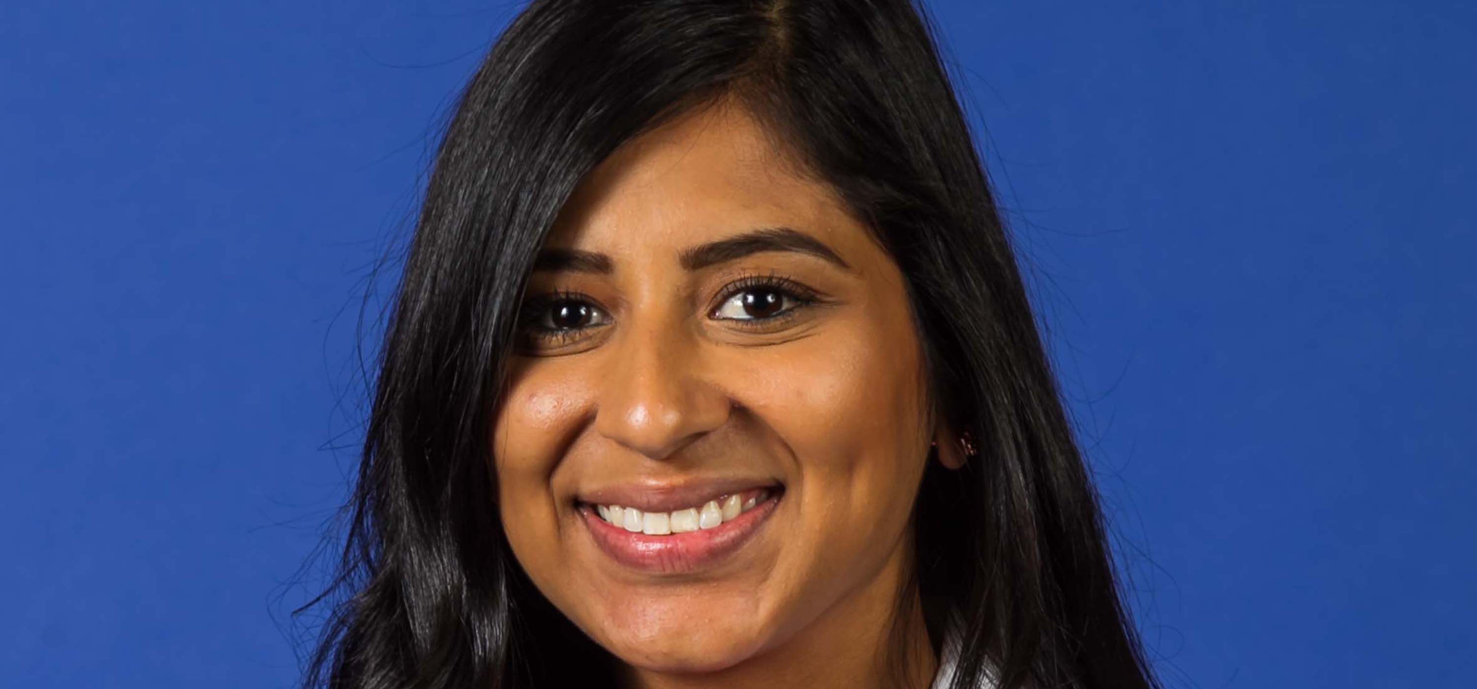 Student Puja Patel.