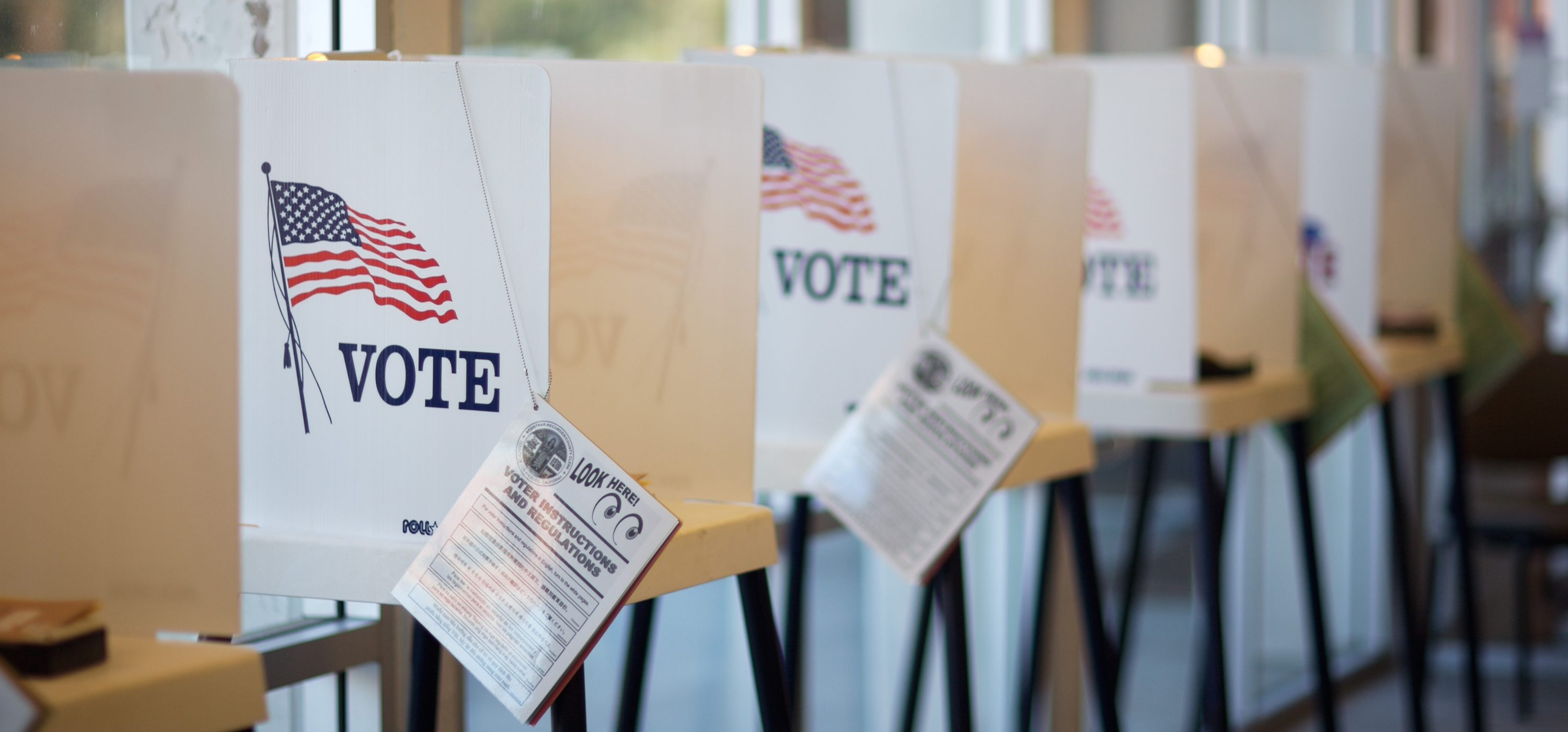 Voting booths